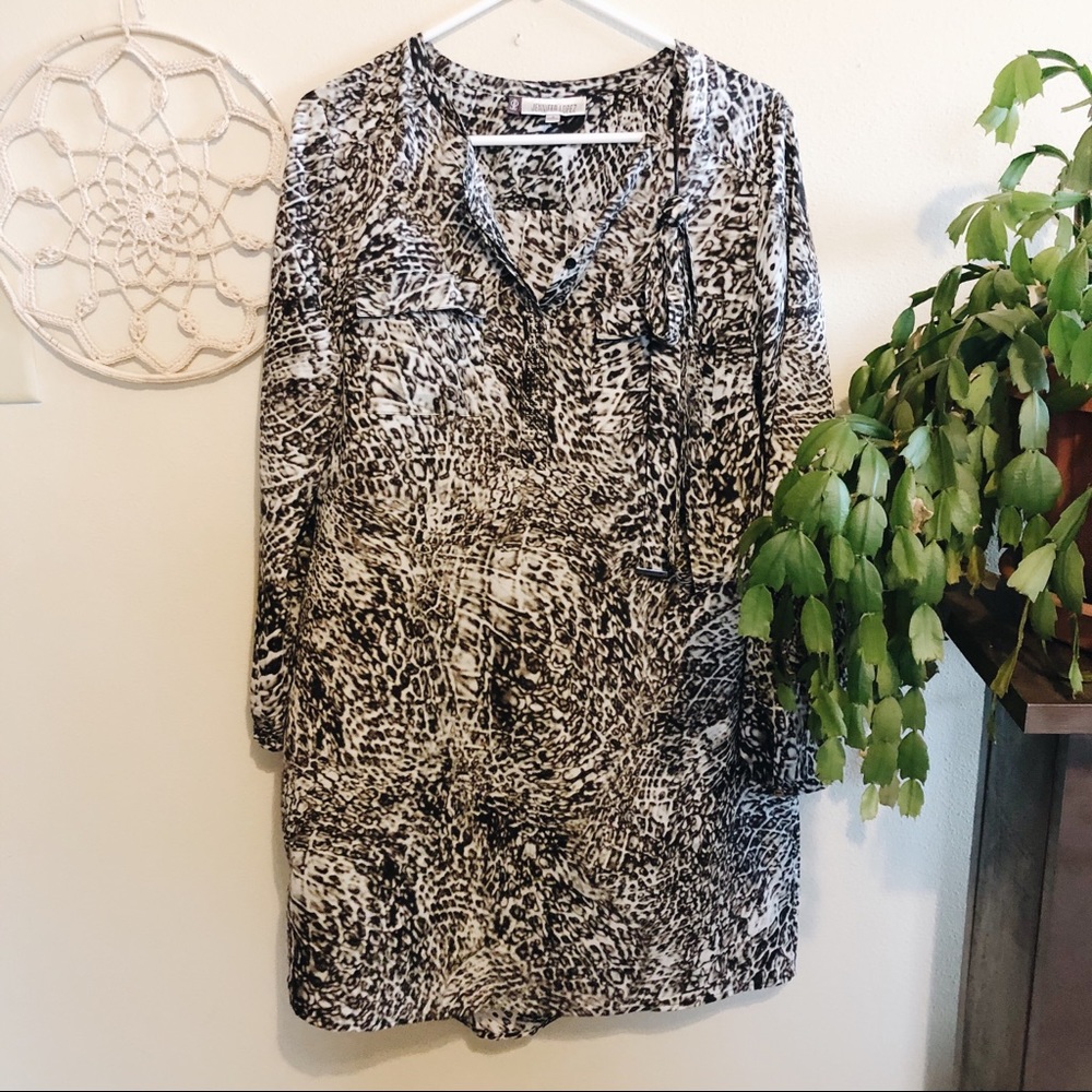Jennifer Lopez Cheeta Wrap Dress